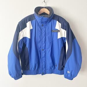Spyder Men’s Size XXL Winter Ski Snowboard Jacket Blue White Black